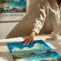 Galápagos Islands Poster | Ecuador Wall Art | South America Decor