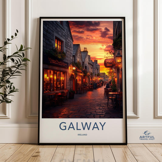 Galway Poster - Ireland Wall Art