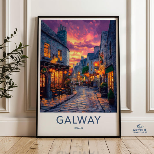 Galway Poster - Ireland Wall Art