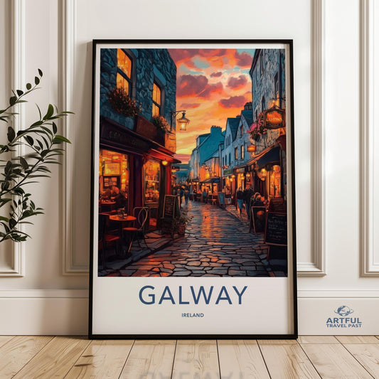 Galway Poster - Ireland Wall Art