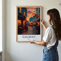 Galway Poster - Ireland Wall Art