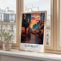 Galway Poster - Ireland Wall Art
