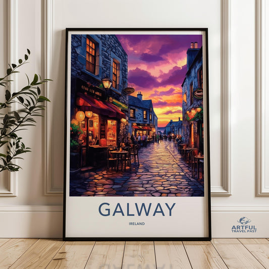 Galway Poster - Ireland Wall Art