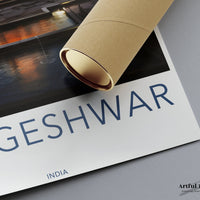 Gangeshwar Poster | Uttarakhand Wall Art | India Decor