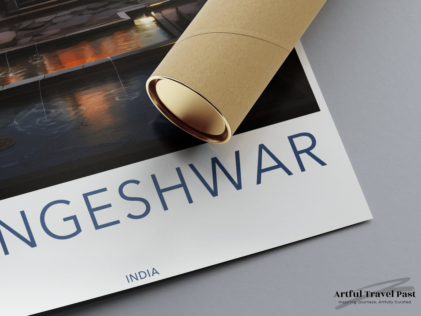 Gangeshwar Poster | Uttarakhand Wall Art | India Decor