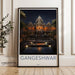 Gangeshwar Poster | Uttarakhand Wall Art | India Decor