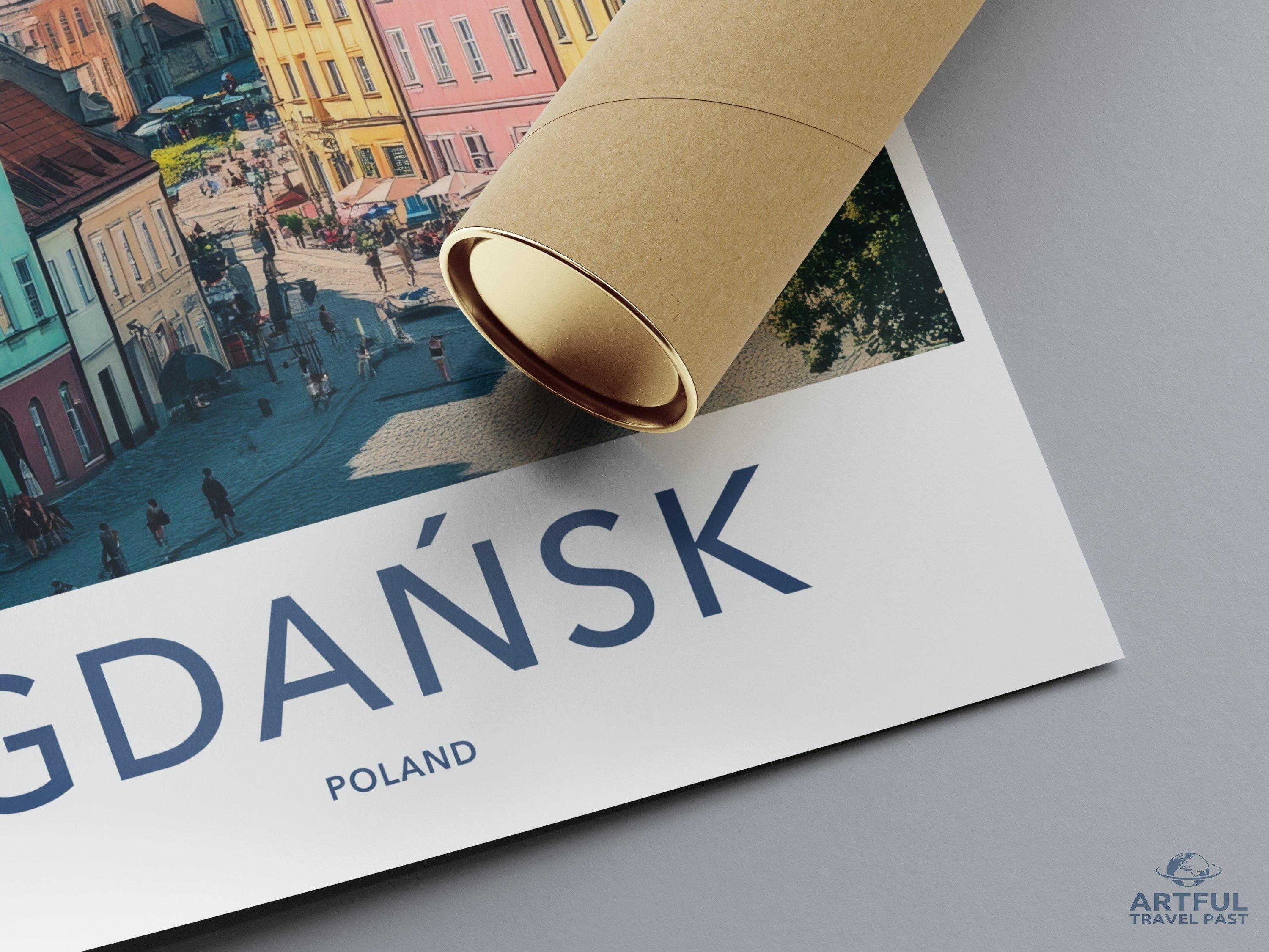 Gdańsk Poster - Poland Wall Art
