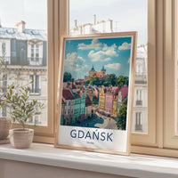 Gdańsk Poster - Poland Wall Art