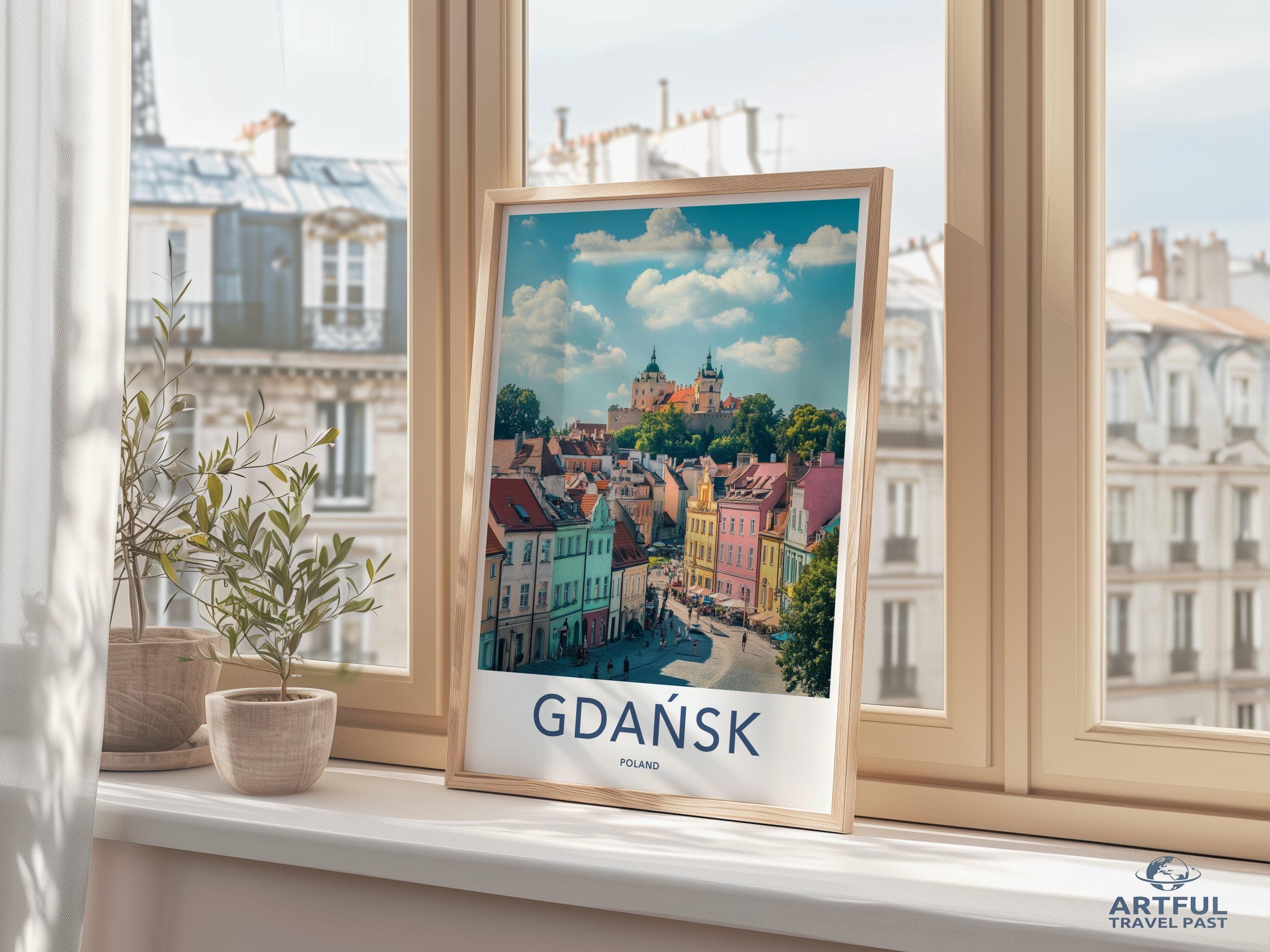Gdańsk Poster - Poland Wall Art