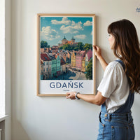 Gdańsk Poster - Poland Wall Art