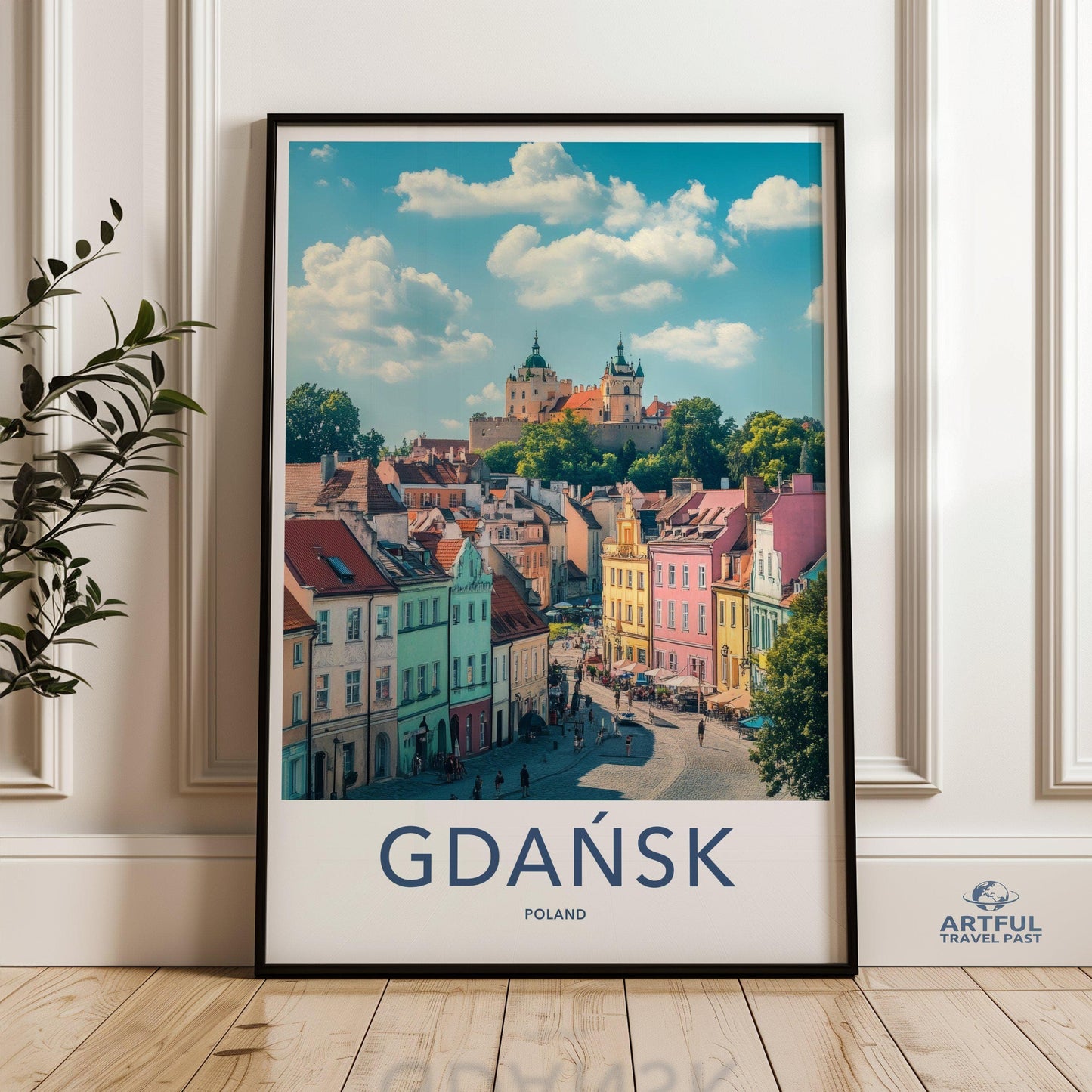 Gdańsk Poster - Poland Wall Art