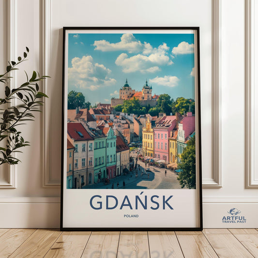 Gdańsk Poster - Poland Wall Art
