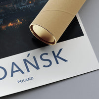 Gdańsk Poster - Poland Wall Art