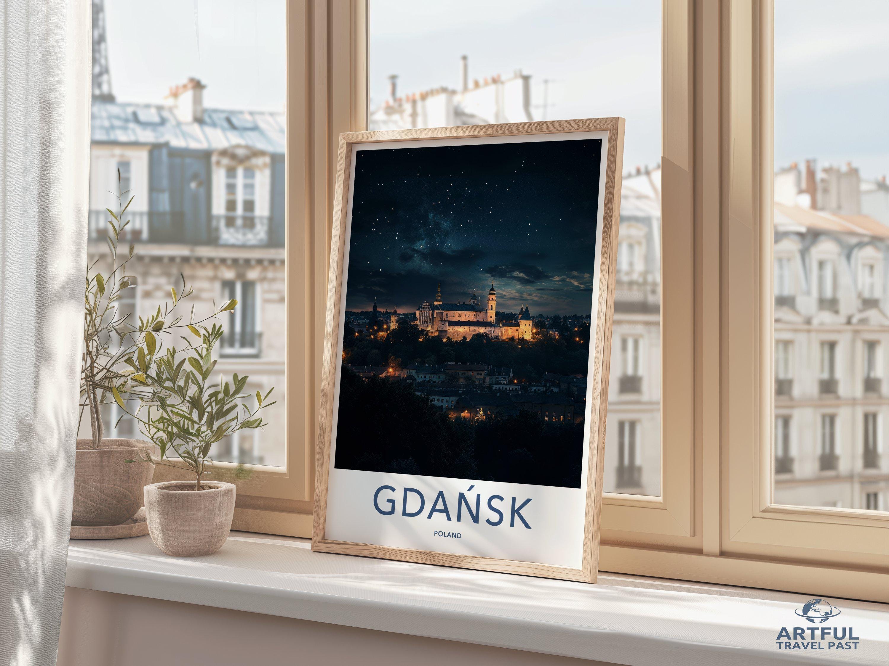 Gdańsk Poster - Poland Wall Art