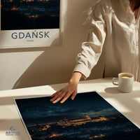 Gdańsk Poster - Poland Wall Art