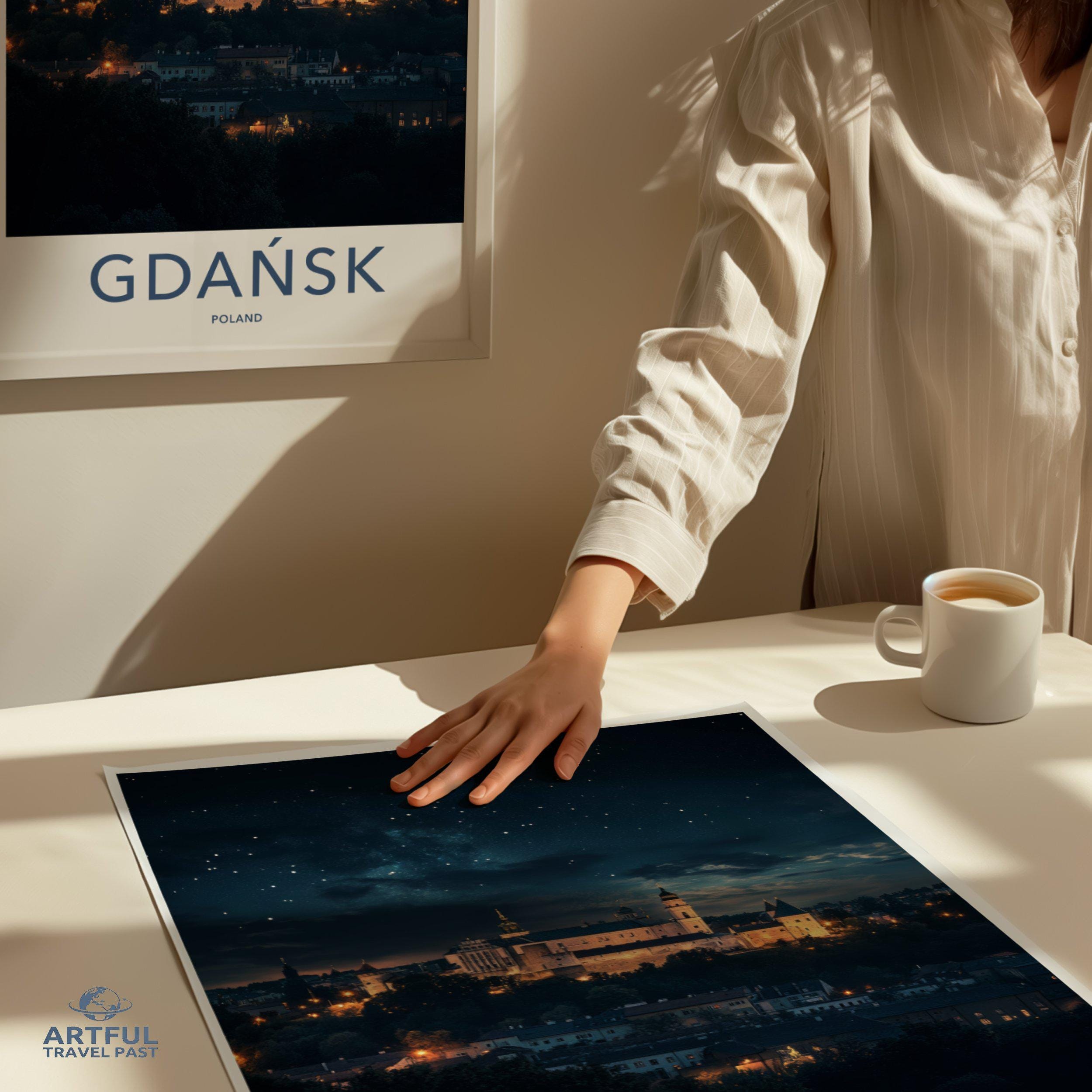 Gdańsk Poster - Poland Wall Art