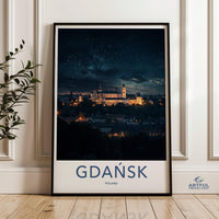 Gdańsk Poster - Poland Wall Art