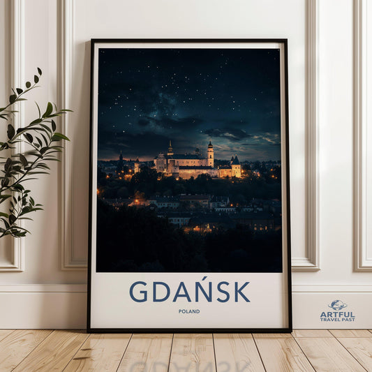 Gdańsk Poster - Poland Wall Art