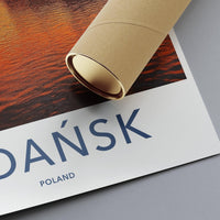 Gdańsk Poster | Poland Wall Art | Europe Decor