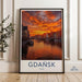 Gdańsk Poster | Poland Wall Art | Europe Decor