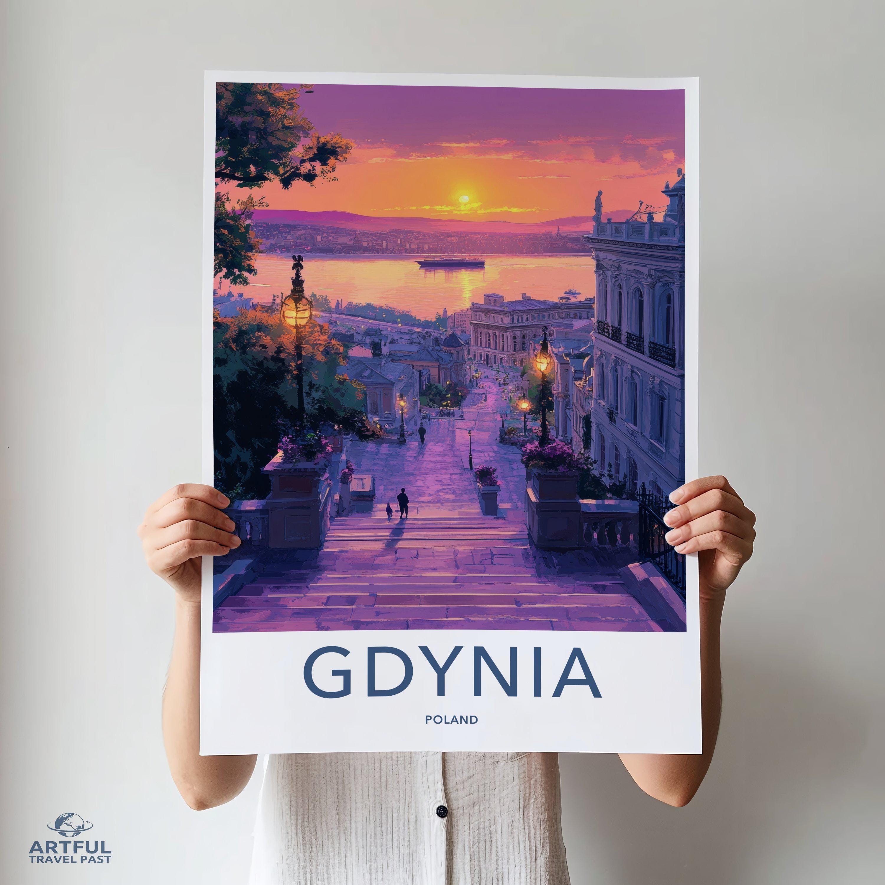 Gdynia Poster - Poland Wall Art