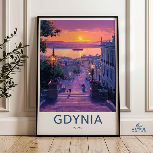 Gdynia Poster - Poland Wall Art