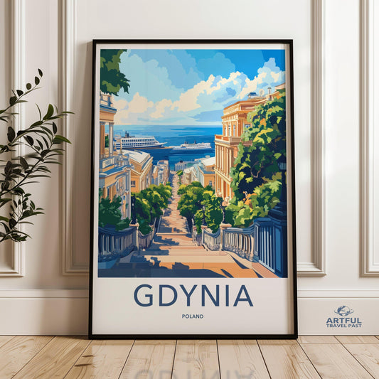 Gdynia Poster - Poland Wall Art