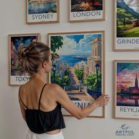 Gdynia Poster | Poland Wall Art | Eastern Europe Decor