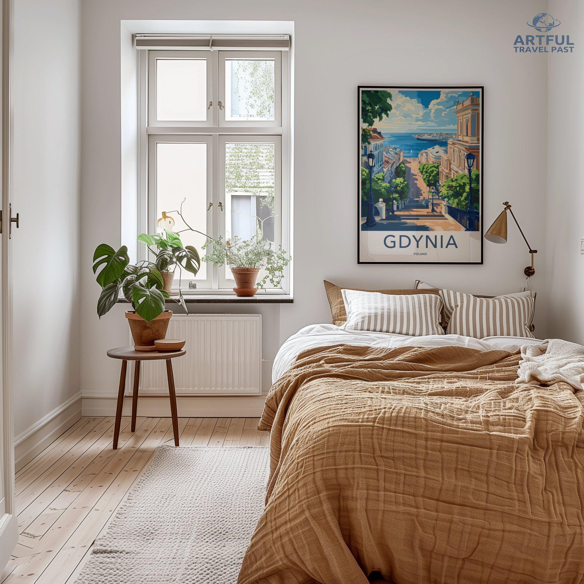 Gdynia Poster | Poland Wall Art | Eastern Europe Decor