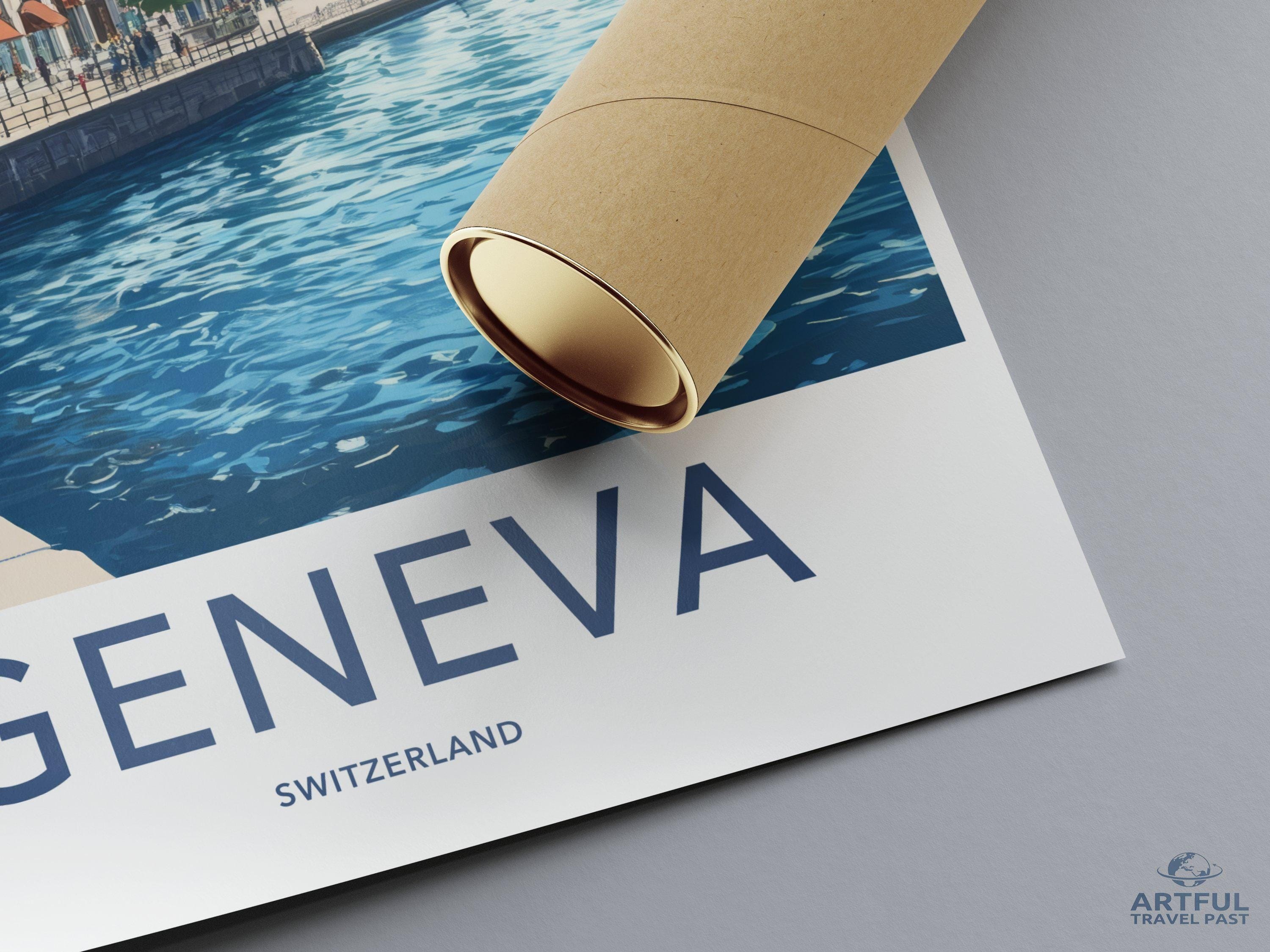 Geneva Poster - Switzerland Wall Art