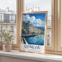Geneva Poster - Switzerland Wall Art