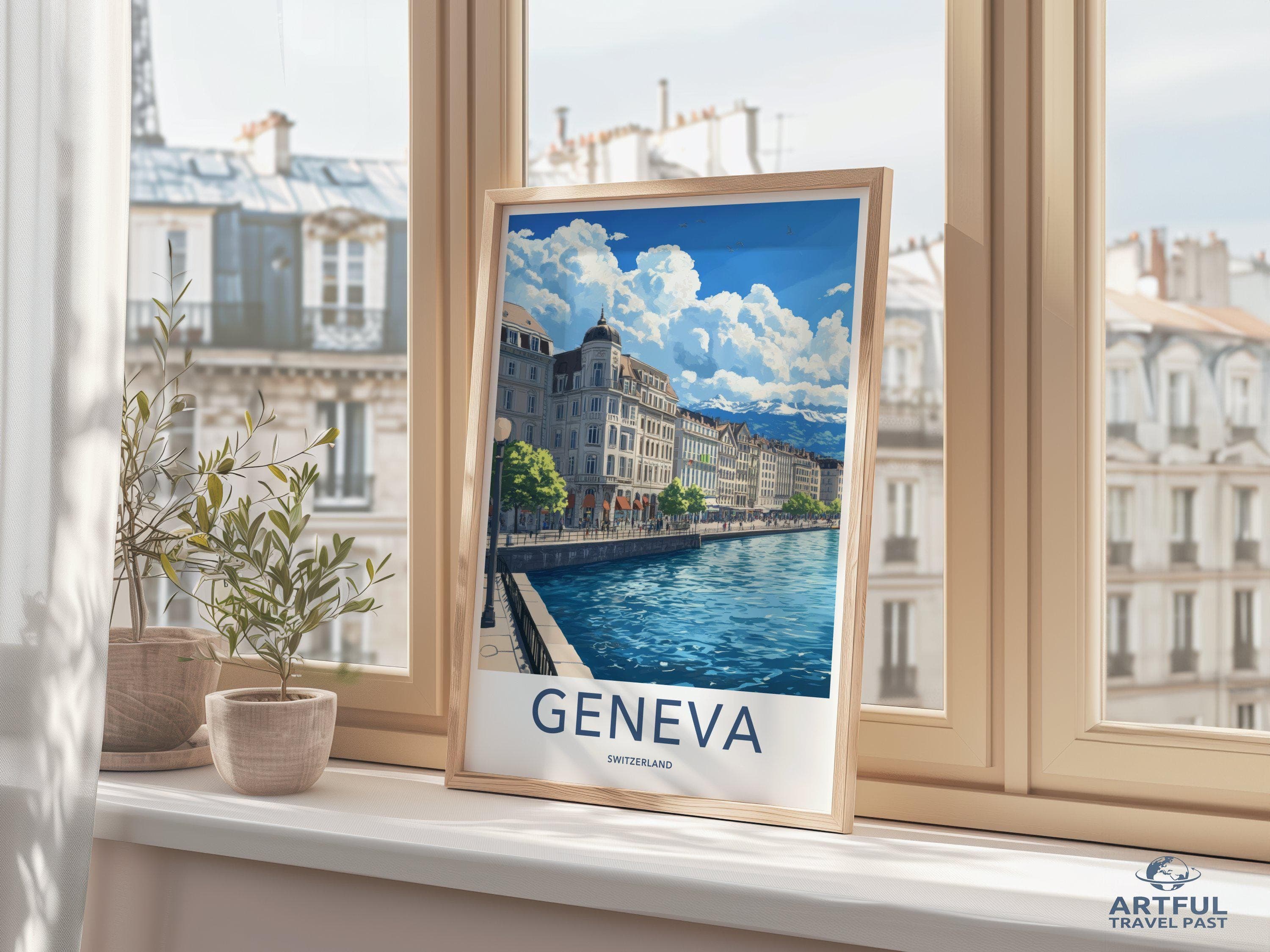 Geneva Poster - Switzerland Wall Art
