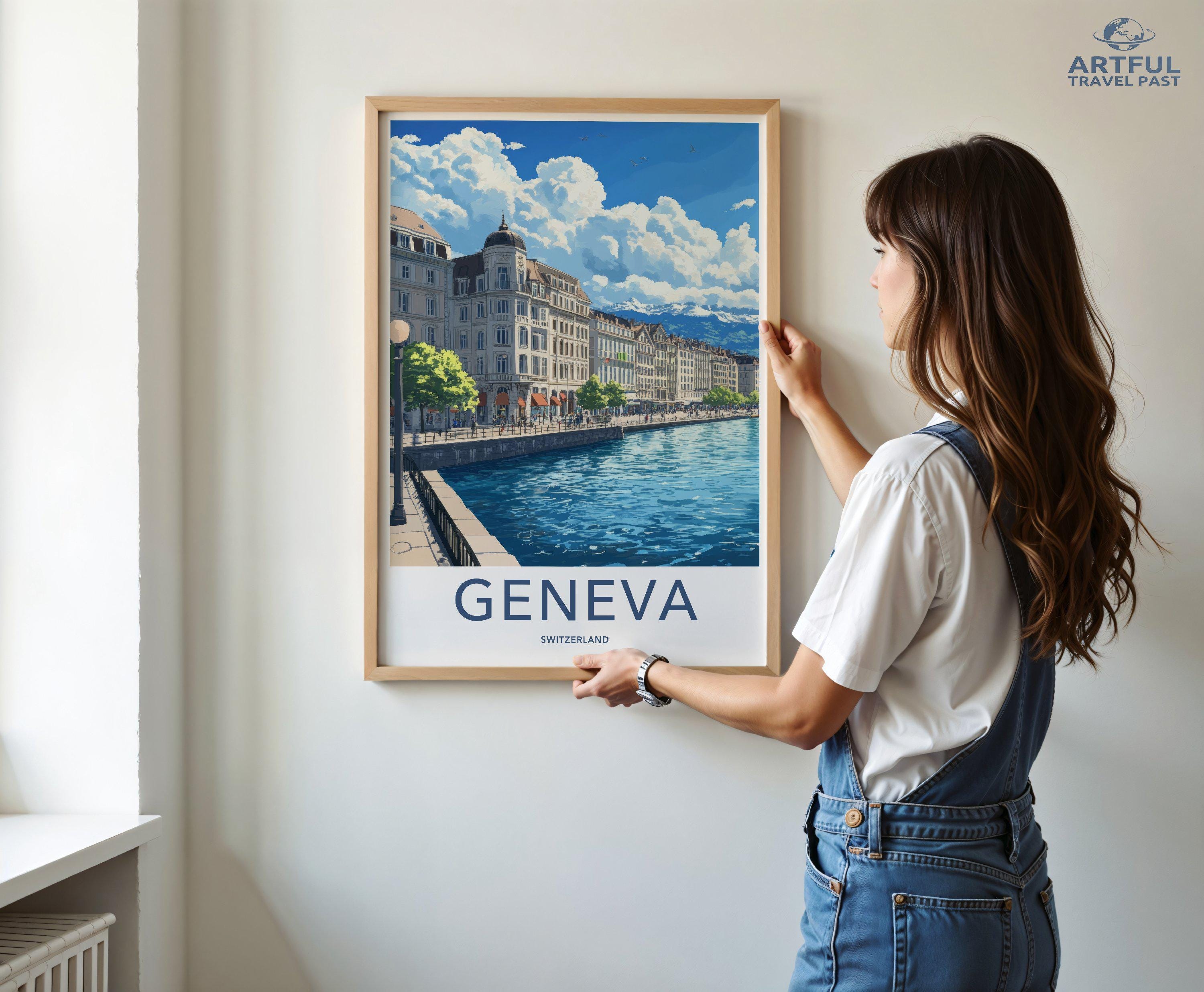 Geneva Poster - Switzerland Wall Art