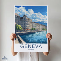 Geneva Poster - Switzerland Wall Art