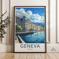 Geneva Poster - Switzerland Wall Art