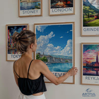 Geneva Poster | Switzerland Wall Art | Europe Decor
