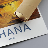 Ghana Poster - Africa Wall Art