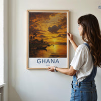 Ghana Poster - Africa Wall Art