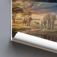 Ghana Safari Poster | Ghana Wall Art | Africa Decor