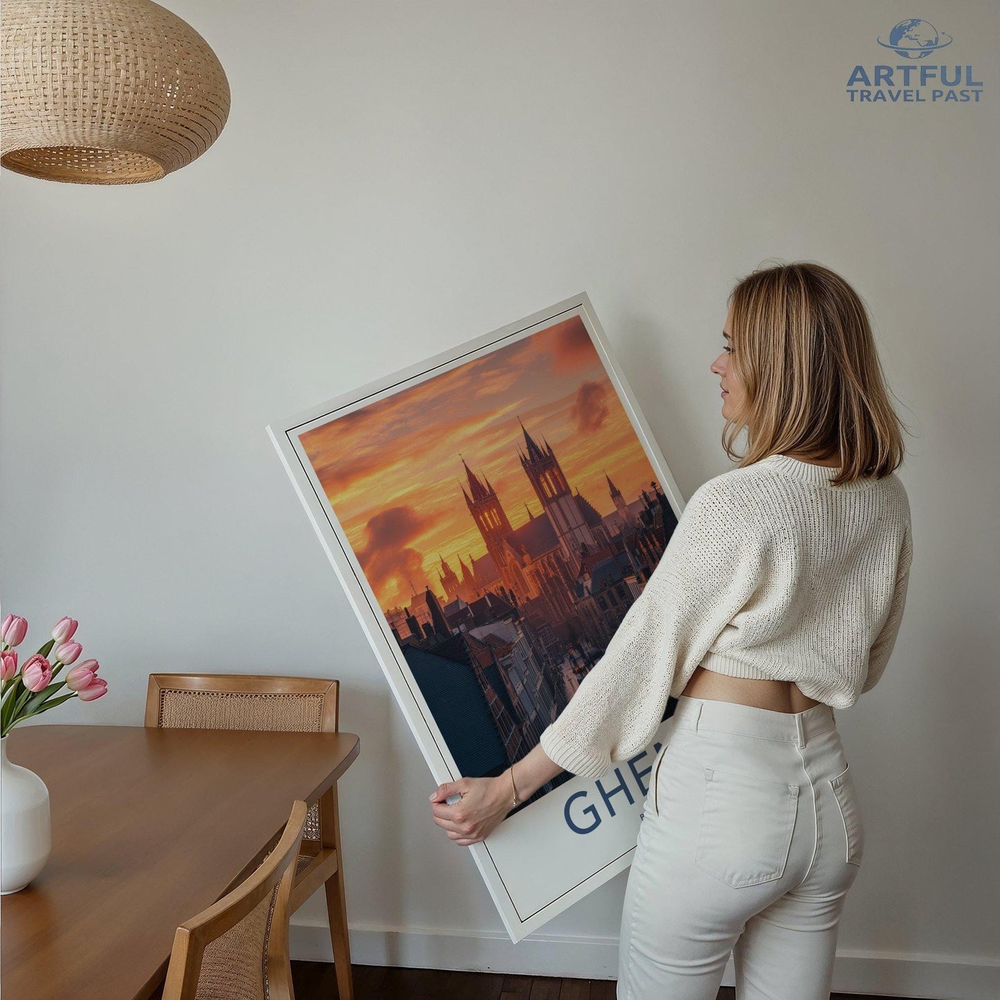 Ghent Poster - Belgium Wall Art