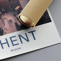 Ghent Poster - Belgium Wall Art