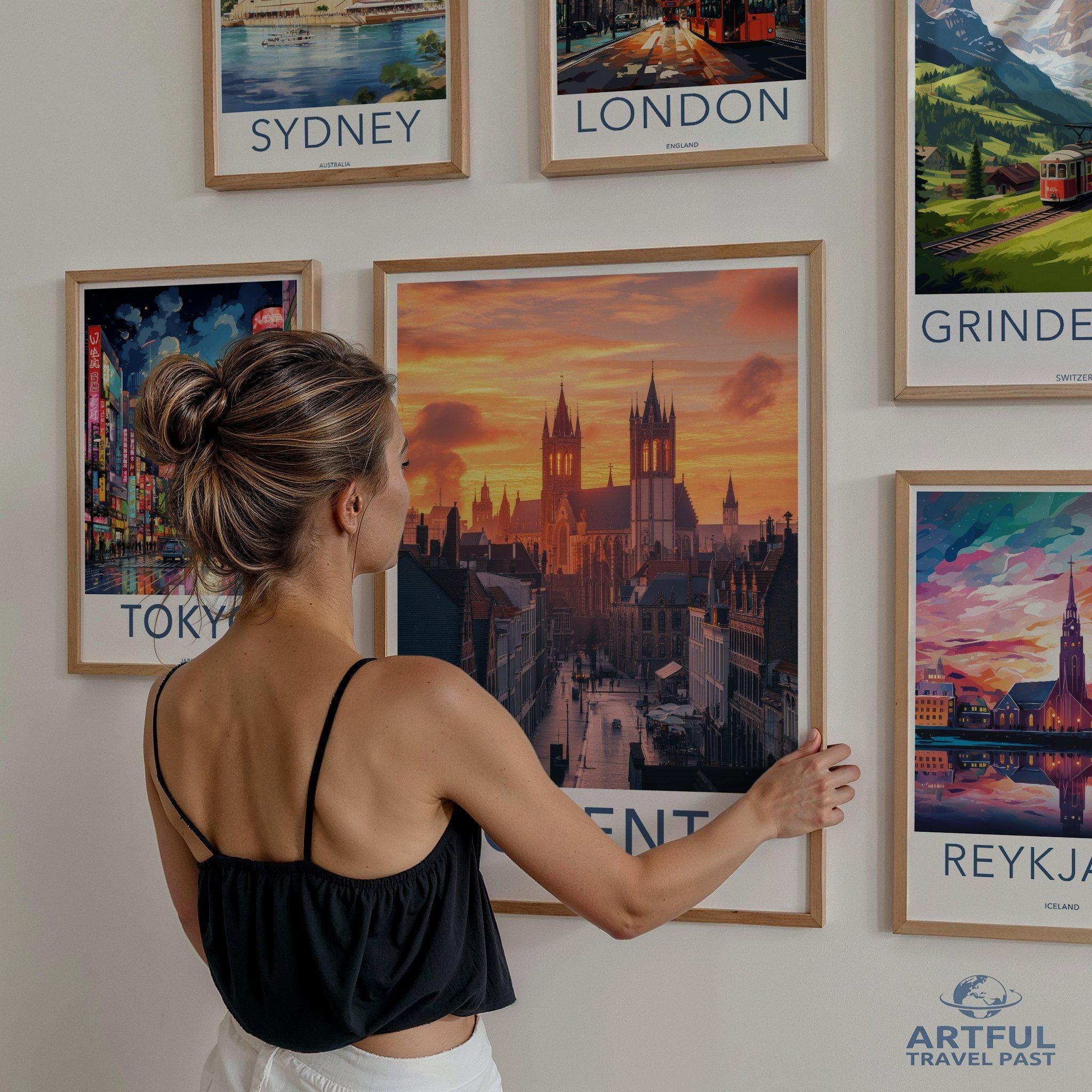 Ghent Poster - Belgium Wall Art