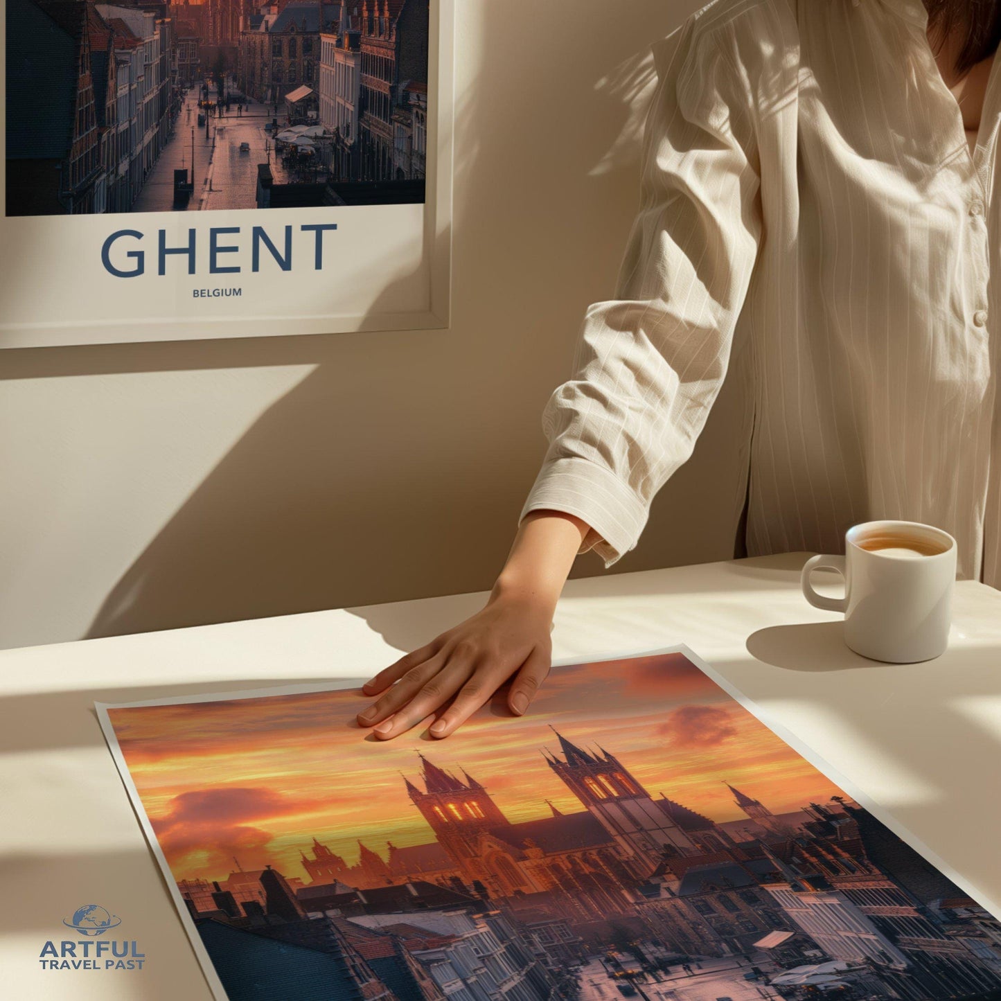 Ghent Poster - Belgium Wall Art