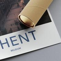 Ghent Poster - Belgium Wall Art