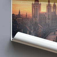 Ghent Poster - Belgium Wall Art