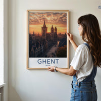 Ghent Poster - Belgium Wall Art
