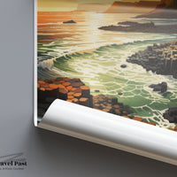 Giant’s Causeway Northern Ireland Poster