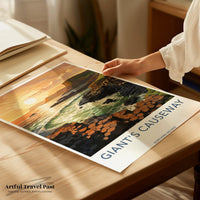 Giant’s Causeway Northern Ireland Poster
