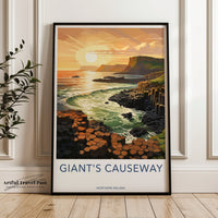 Giant’s Causeway Northern Ireland Poster
