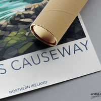 Giant’s Causeway Northern Ireland Poster